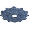 Ekena Millwork Preston Ceiling Medallion (Fits Canopies up to 4"), 17 1/2"OD x 4"ID x 1"P, Americana Crackle CM17PRAMC - alternate 2